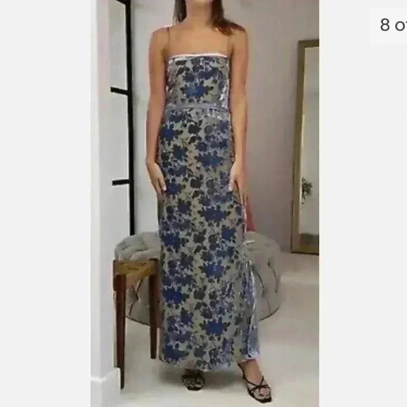 ✨SALE✨Zara Limited Edition Velvet Dress Size M - Picture 6 of 15